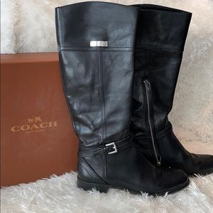 Coach Micha Calf leather boots
